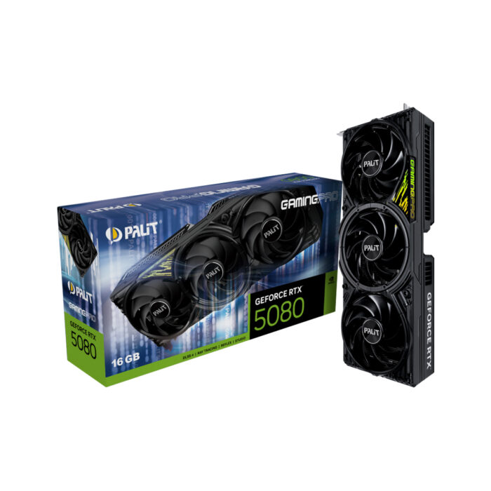Видеокарта PALIT RTX5080 GAMINGPRO 16GB (NE75080019T2-GB2031A) — изображение 3