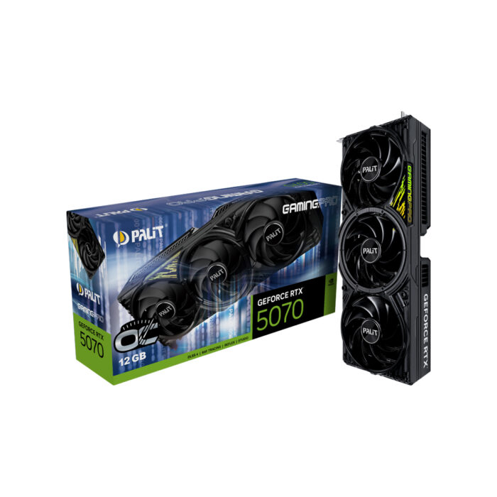 Видеокарта PALIT RTX5070 GAMINGPRO OC 12GB (NE75070T19K9-GB2050A) — изображение 3