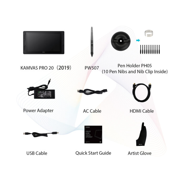 Графический планшет Huion Kamvas Pro 20 — изображение 3