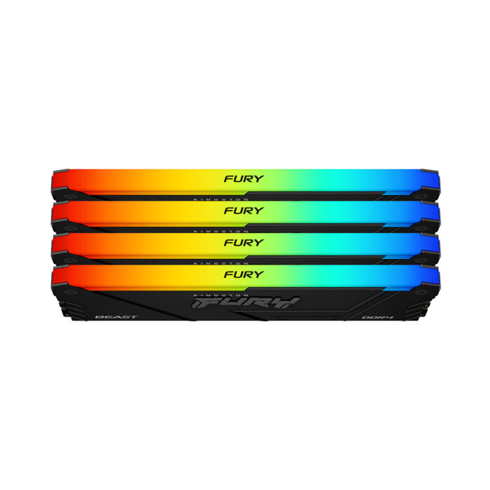 Комплект модулей памяти Kingston FURY Beast RGB KF432C16BB2AK4/128 DDR4 128GB (Kit 4x32GB) 3200MHz — изображение 3