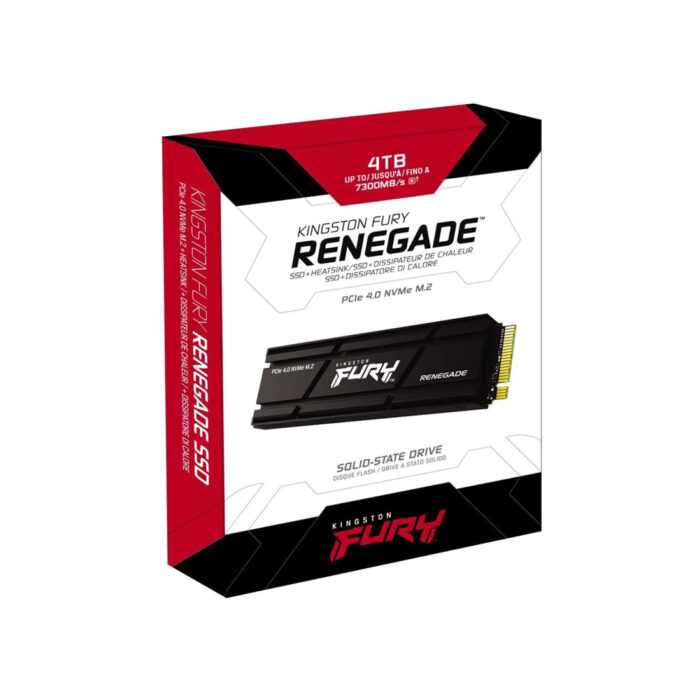 Твердотельный накопитель SSD Kingston FURY Renegade SFYRDK/4000G M.2 NVMe PCIe 4.0 HeatSink — изображение 3