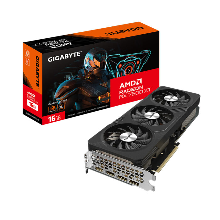 Видеокарта Gigabyte (GV-R76XTGAMING OC-16GD) Radeon RX 7600 XT GAMING OC 16G — изображение 3