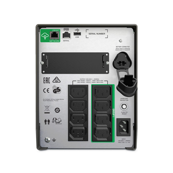Источник бесперебойного питания APC Smart-UPS SMT1000IC — изображение 2