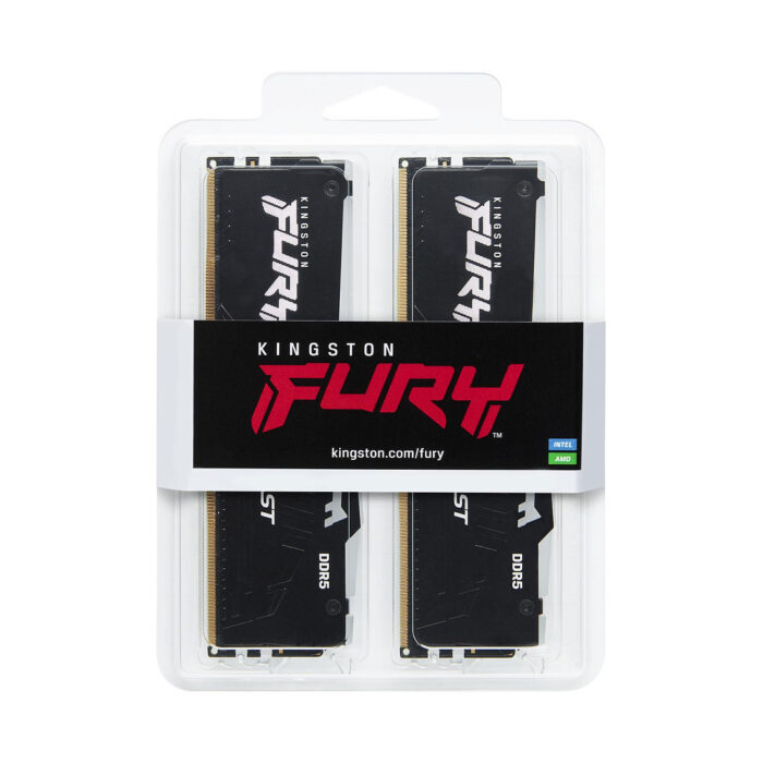 Комплект модулей памяти Kingston FURY Beast RGB XMP KF556C40BBAK4-128 DDR5 128GB (Kit 4x32GB) 5600MH — изображение 3