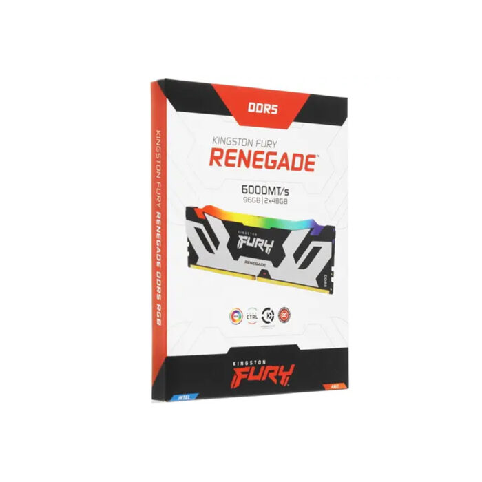 Комплект модулей памяти Kingston FURY Renegade RGB XMP KF560C32RSAK2-96 DDR5 96GB (Kit 2x48GB) 6000M — изображение 3