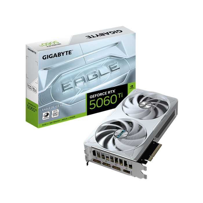 Видеокарта Gigabyte (GV-N506TEAGLEOC ICE-8GD) RTX5060Ti EAGLE OC ICE 8G — изображение 3