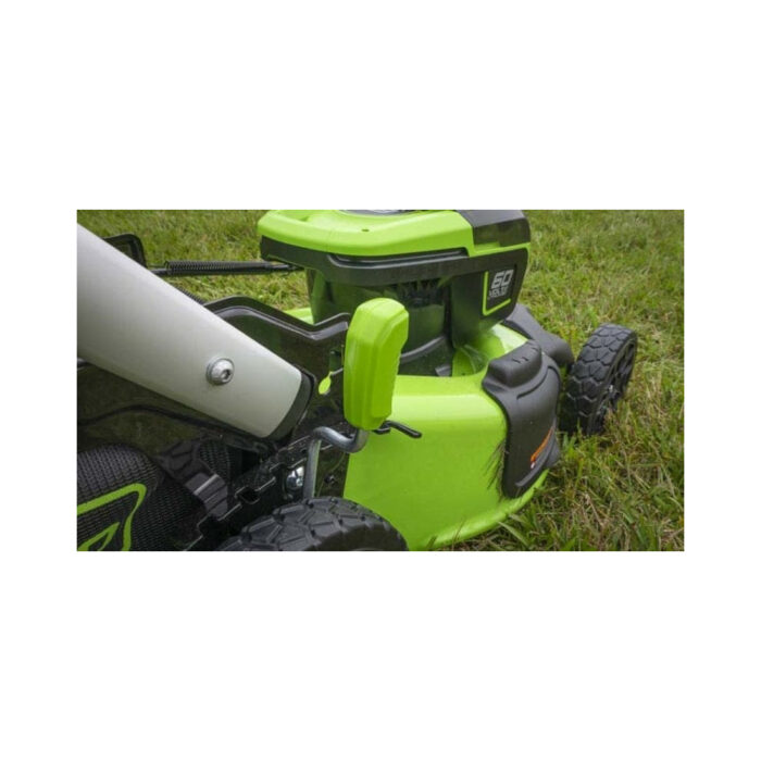 Газонокосилка аккумуляторная Greenworks 2514307UB 60V 51 см самоходная бесщеточная c 1хАКБ 4Ач и ЗУ — изображение 3