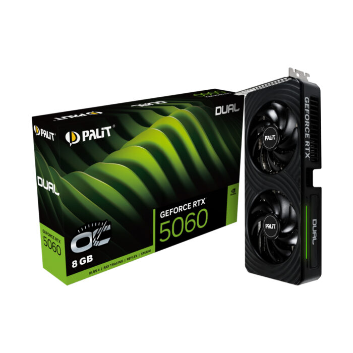Видеокарта PALIT RTX5060 DUAL OC 8G (NE75060S19P1-GB2063D) — изображение 3
