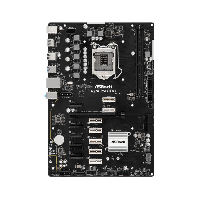 Материнская плата ASRock Q270 PRO BTC+ — изображение 2