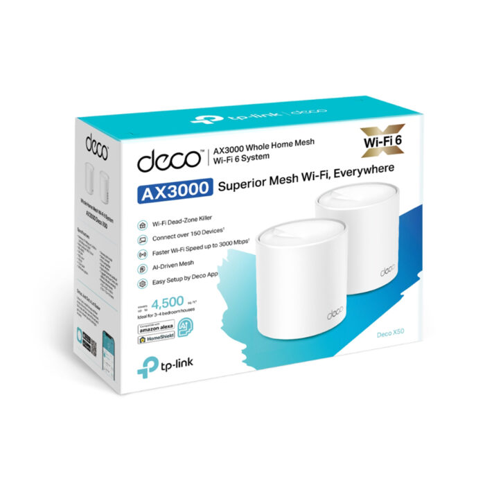Беспроводная MESH-система Wi-Fi TP-Link Deco X50(2-pack) — изображение 3