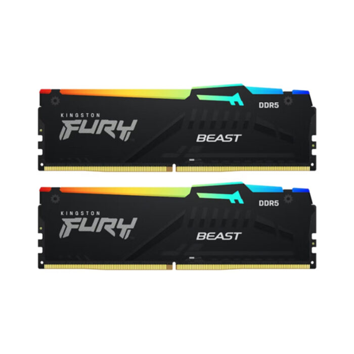 Комплект модулей памяти Kingston FURY Beast KF560C36BWEAK2-64 DDR5 64GB (Kit 2x32GB) 6000MHz — изображение 2