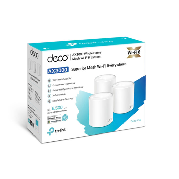 Беспроводная MESH-система Wi-Fi TP-Link Deco X50(3-pack) — изображение 3