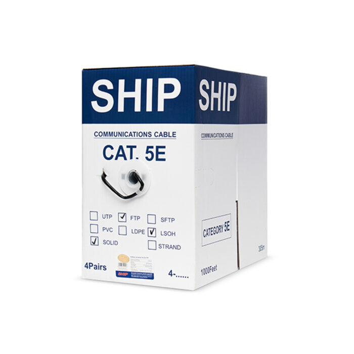 Кабель сетевой SHIP D176-P Cat.6 FTP 30В LSZH — изображение 3