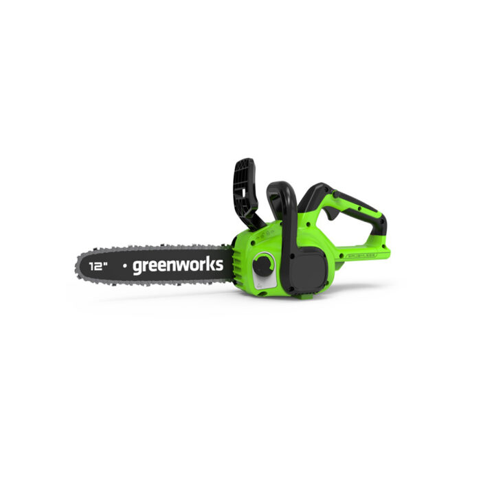 Цепная пила аккумуляторная Greenworks 2007007UB GD24CS30 24V 30см бесщеточная c 1хАКБ 4 Ач и ЗУ — изображение 2
