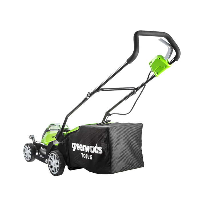 Газонокосилка аккумуляторная Greenworks 2501907UA 40V 35 см c 1хАКБ 2 Ач и ЗУ — изображение 3