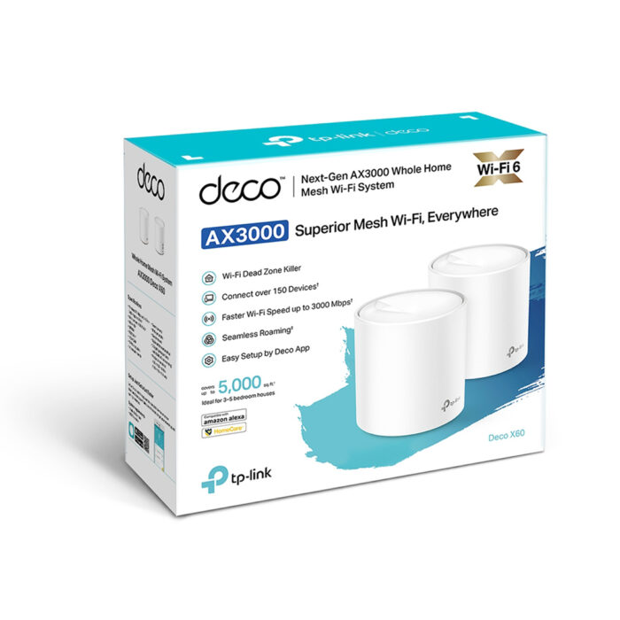 Беспроводная MESH-система Wi-Fi TP-Link Deco X60(2-pack) — изображение 2