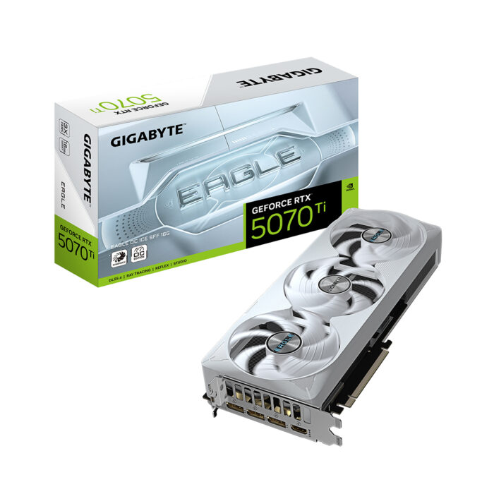 Видеокарта Gigabyte (GV-N507TEAGLEOC ICE-16GD) RTX5070Ti EAGLE OC ICE 16G — изображение 3