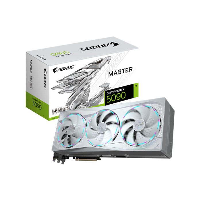 Видеокарта Gigabyte (GV-N5090AORUSM ICE-32GD) RTX5090 AORUS MASTER ICE 32G — изображение 3