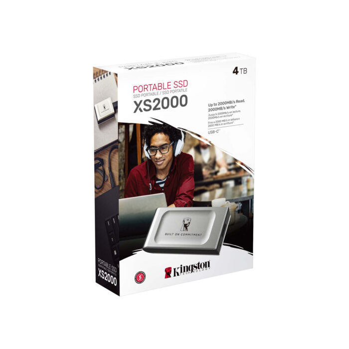 Внешний SSD диск Kingston 4TB XS2000 Серый — изображение 3