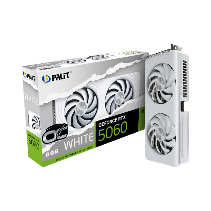 Видеокарта PALIT RTX5060 WHITE OC 8GB (NE75060U19P1-GB2063M) — изображение 3
