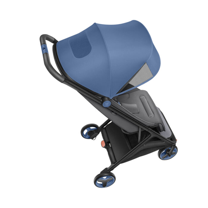 Детская коляска Qborn MITU Folding Baby Stroller Blue — изображение 3