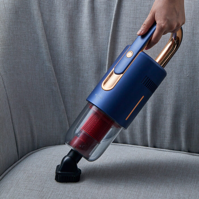 Беспроводной вертикальный пылесос Deerma VC20 Pro Синий — изображение 3