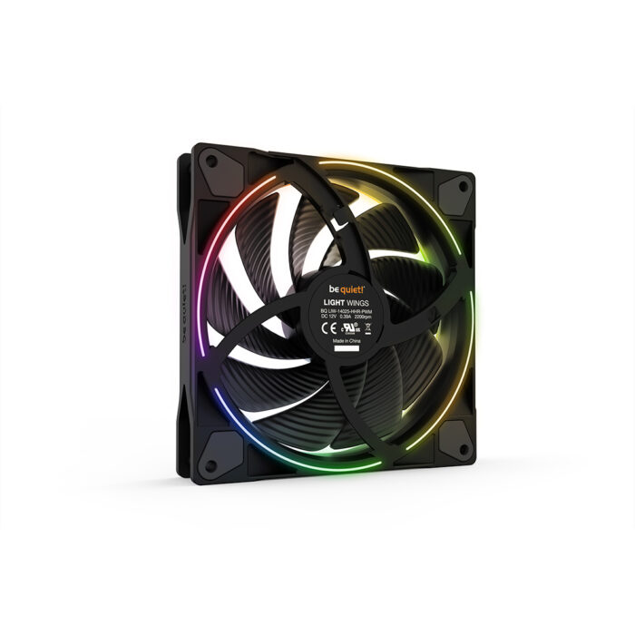 Вентилятор для компьютерного корпуса Bequiet! Light Wings 140mm PWM high-speed ARGB Triple-Pack — изображение 2
