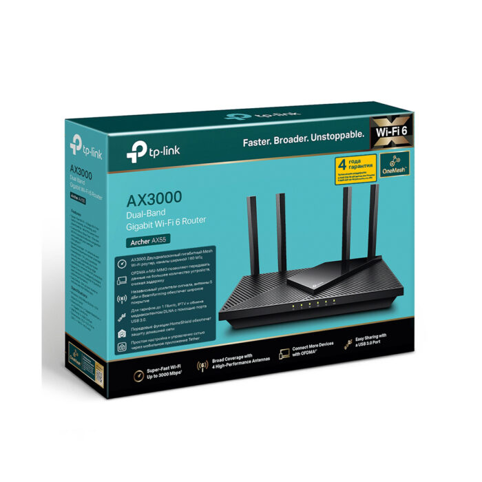 Маршрутизатор TP-Link Archer AX55 — изображение 2