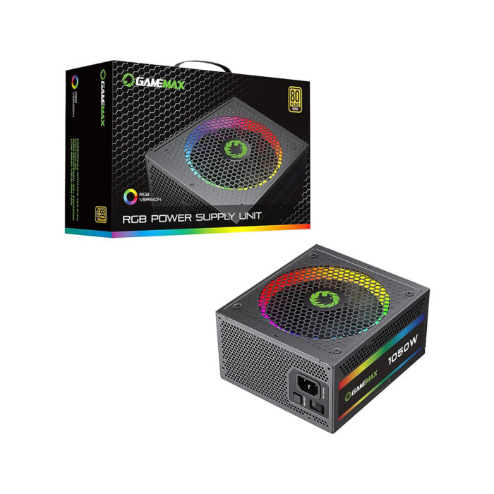 Блок питания Gamemax RGB-1050 PRO 5.1 BK Gold — изображение 3