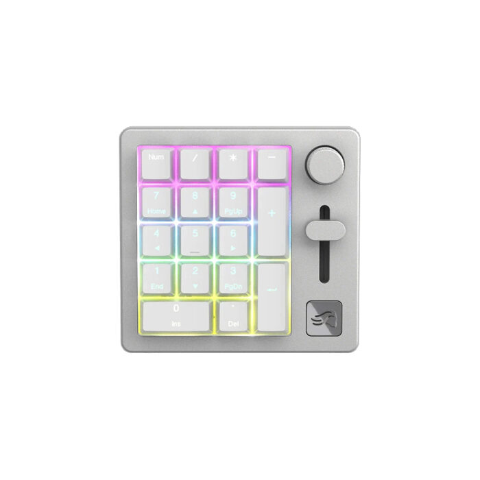 Клавиатура Glorious GMMK Numpad Pre-Built Fox Linear Switch White (GLO-GMMK-NP-FOX-W) — изображение 2
