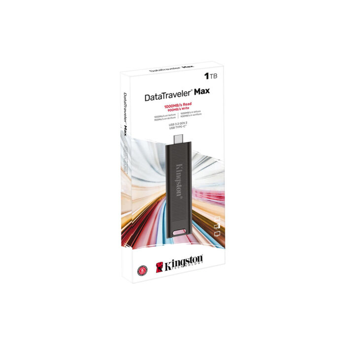 USB-накопитель Kingston DTMAX/1TB 1TB Черный — изображение 3