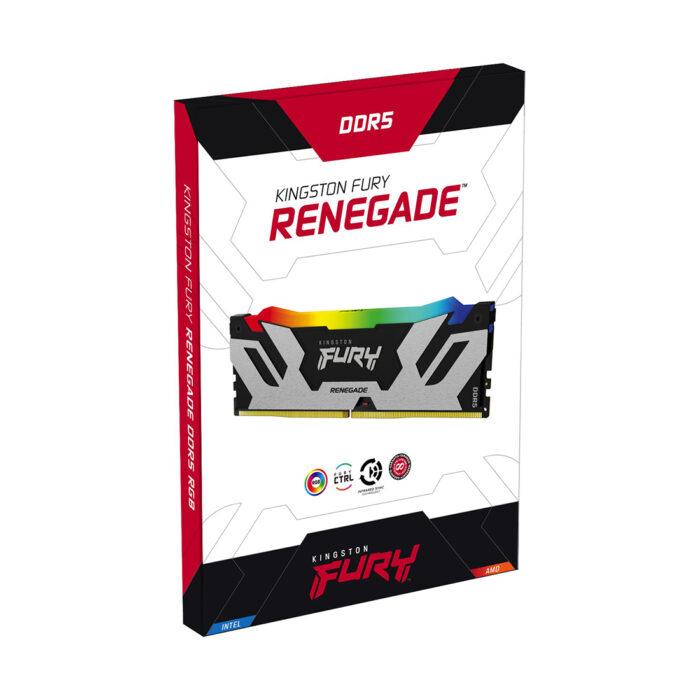 Комплект модулей памяти Kingston FURY Renegade RGB XMP KF564C32RSAK2-32 DDR5 32GB (Kit 2x16GB) 6400M — изображение 3