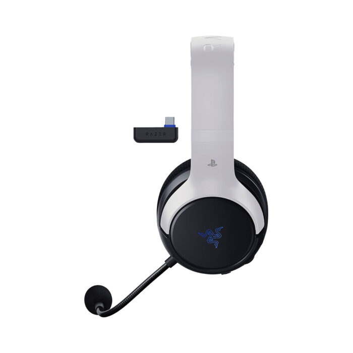 Гарнитура Razer Kaira Hyperspeed for PlayStation 5 - White — изображение 3