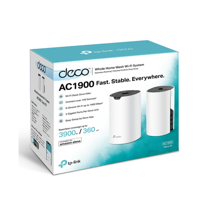 Домашняя Mesh-система Wi-Fi 5 TP-Link Deco S7 (2-pack) — изображение 3