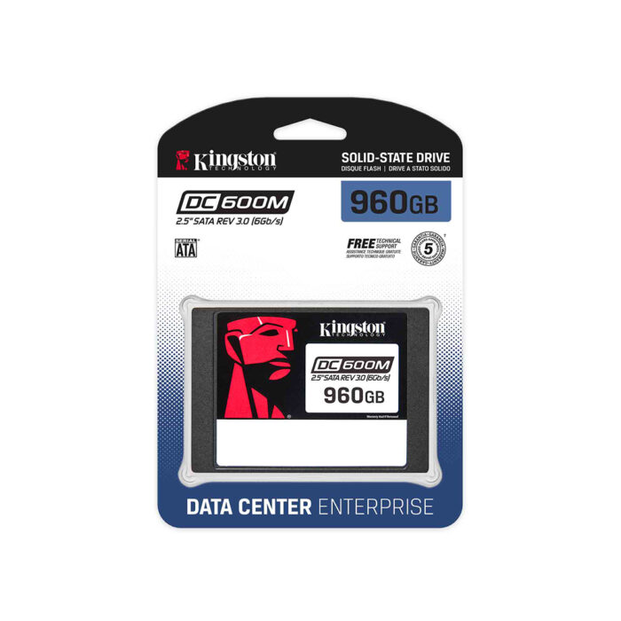 Твердотельный накопитель SSD Kingston SEDC600M/960G SATA 7мм — изображение 3