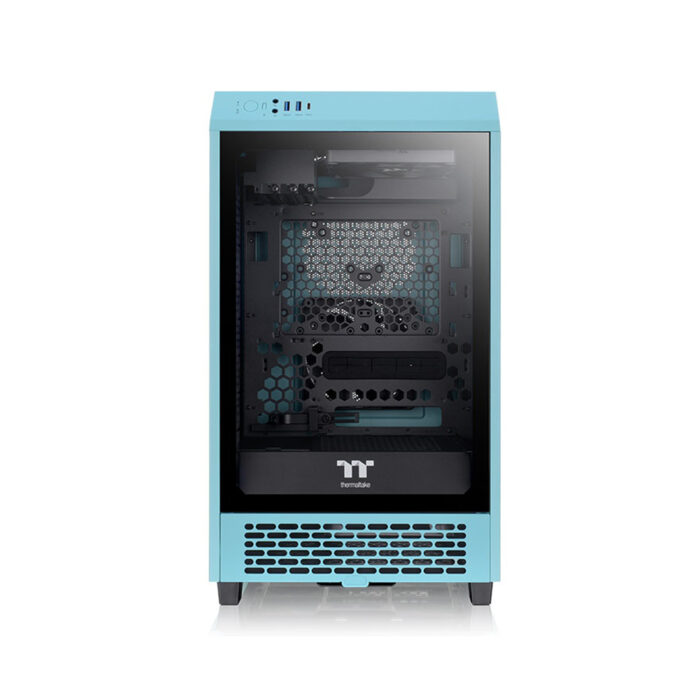 Компьютерный корпус Thermaltake The Tower 200 Turquoise Mini Chassis без Б/П — изображение 2