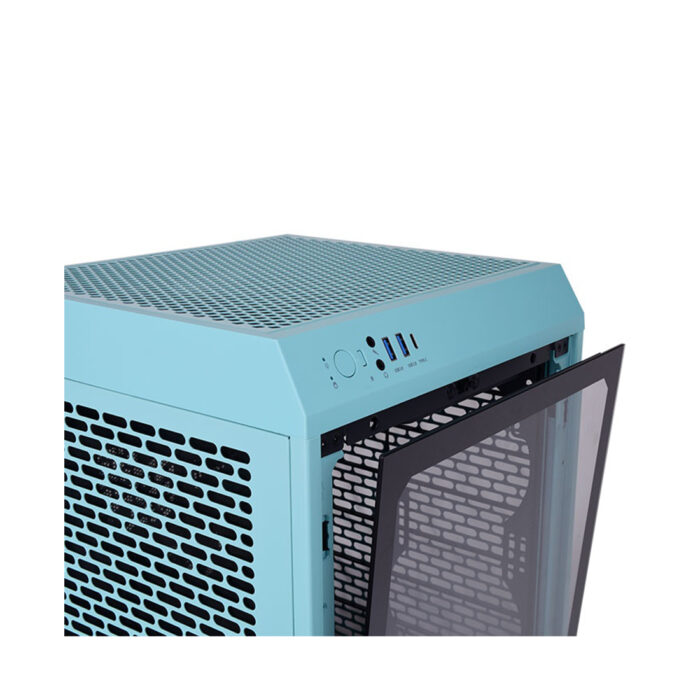 Компьютерный корпус Thermaltake The Tower 200 Turquoise Mini Chassis без Б/П — изображение 3