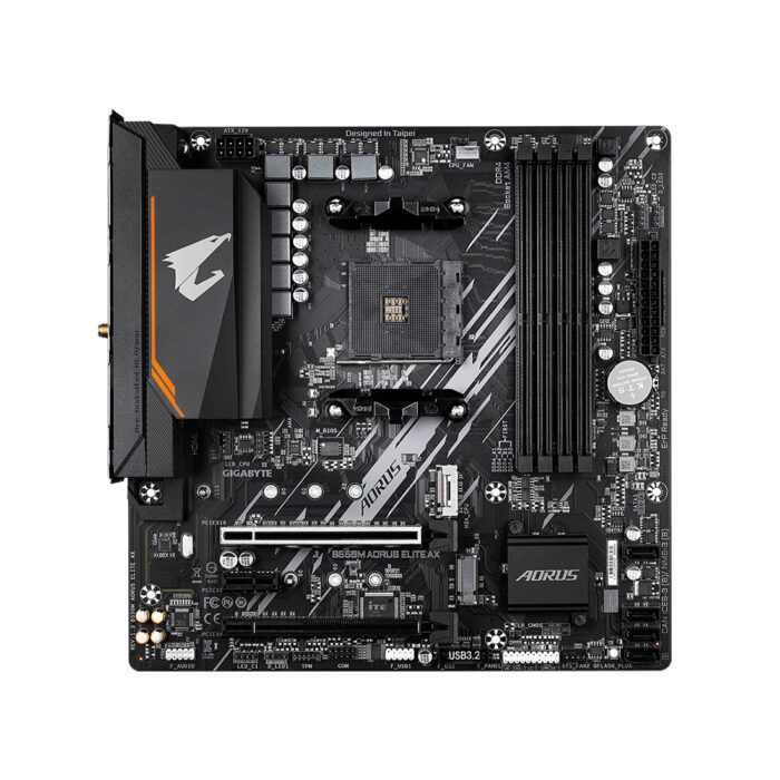 Материнская плата Gigabyte B550M AORUS ELITE AX — изображение 2