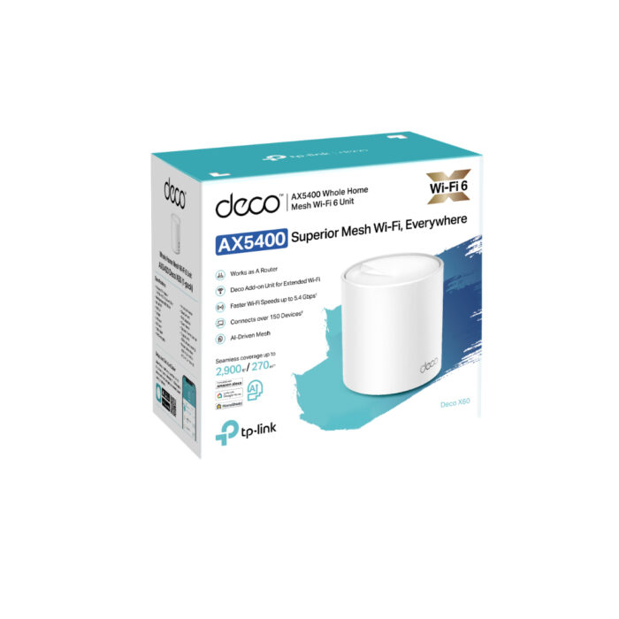 Беспроводная MESH-система Wi-Fi TP-Link Deco X60(1-pack) — изображение 3