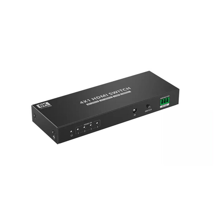 Переключатель HDMI Lenkeng LKV841 (8K@60Hz, 4x1) — изображение 3