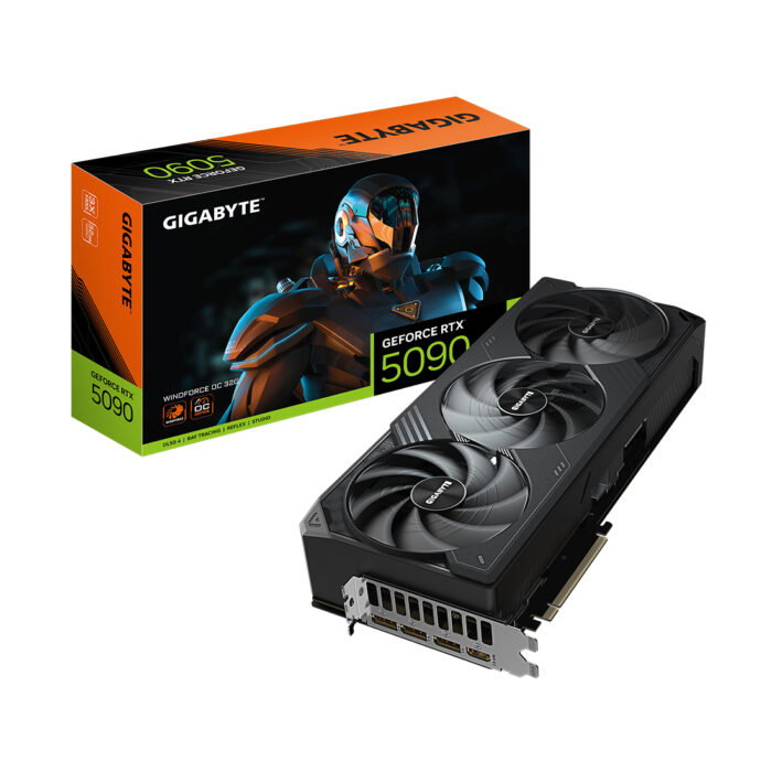 Видеокарта Gigabyte (GV-N5090WF3OC-32GD) RTX5090 WINDFORCE OC 32G — изображение 3