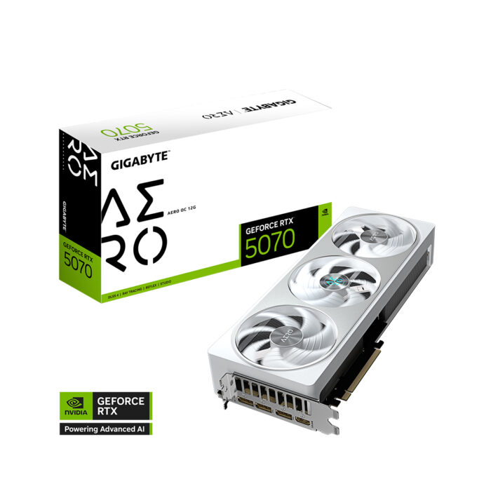 Видеокарта Gigabyte (GV-N5070AERO OC-12GD) RTX5070 AERO OC 12G — изображение 3