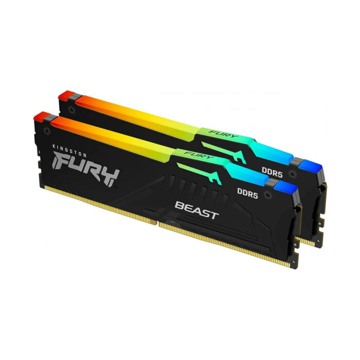 Комплект модулей памяти Kingston FURY Beast RGB KF560C36BBE2AK2-32 DDR5 32GB (Kit 2x16GB) 6000MHz — изображение 3