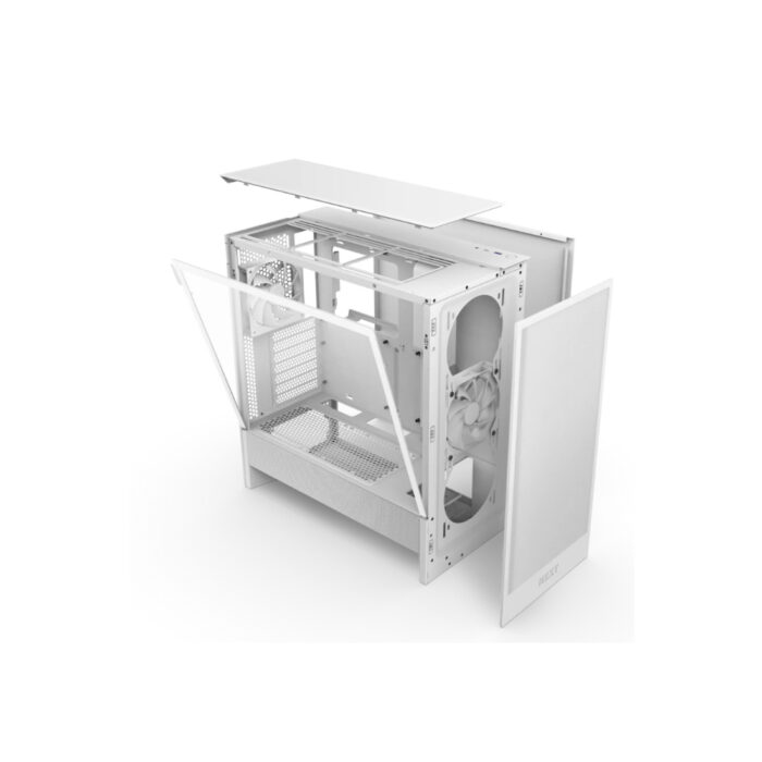 Компьютерный корпус NZXT H5 Flow CC-H52FW-01 White без Б/П — изображение 3