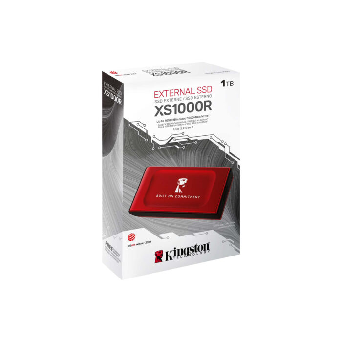 Внешний SSD диск Kingston 1TB XS1000 Красный — изображение 3
