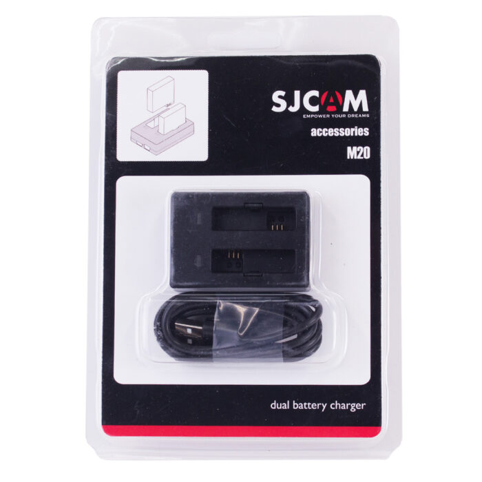 Зарядное устройство SJCAM SJ301 для 2-х аккумуляторов M20 — изображение 3