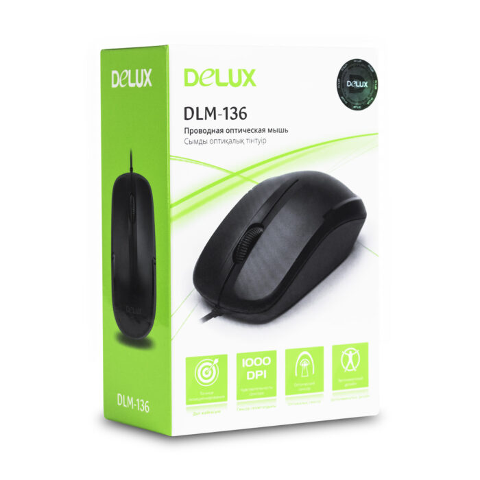 Компьютерная мышь Delux DLM-136OUB — изображение 3