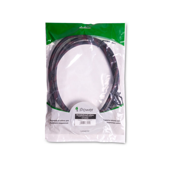 Интерфейсный кабель iPower HDMI-HDMI ver.1.4 1.5 м. 5 в. — изображение 3