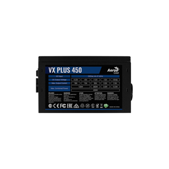 Блок питания Aerocool VX PLUS 450 — изображение 3