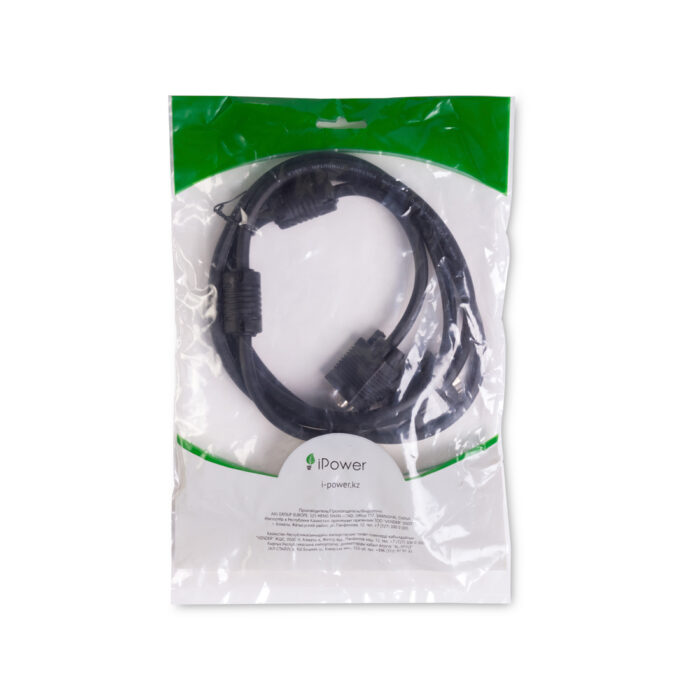 Интерфейсный кабель iPower VGA 15M/15M 3 м. 1 в. — изображение 3